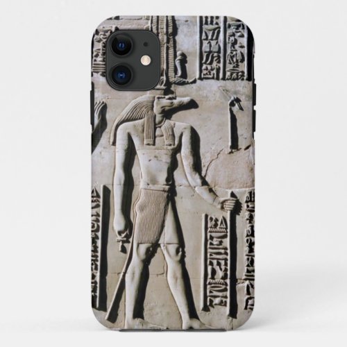 Wall Frieze Ancient Egyptian Hieroglyphic Art iPhone 11 Case