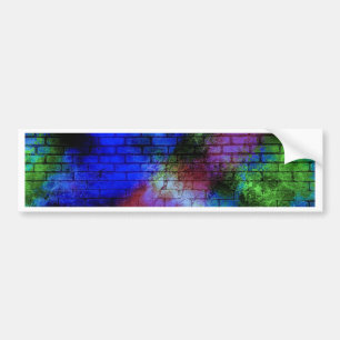 Wall Graffiti Bumper Sticker