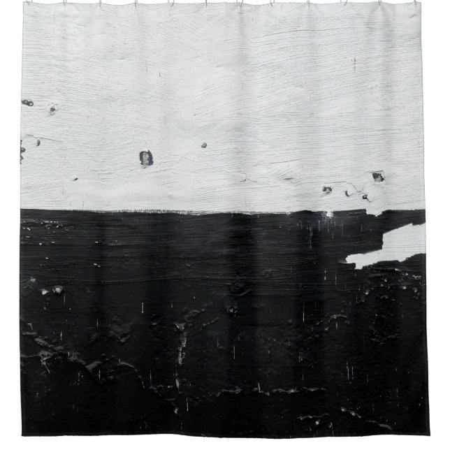 Wall grunge old dirty texture shower curtain (Front)