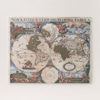 Wall Map of the World By Cornelis Danckerts Jigsaw Puzzle