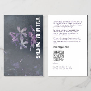 Wall mural painter professional tri-fold brochure 