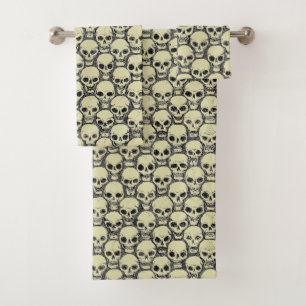 Wall o’ Skulls Bath Towel Set