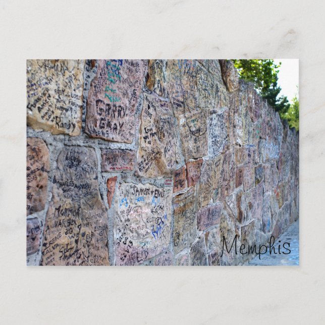 Wall of Autographs Postcard (Front)