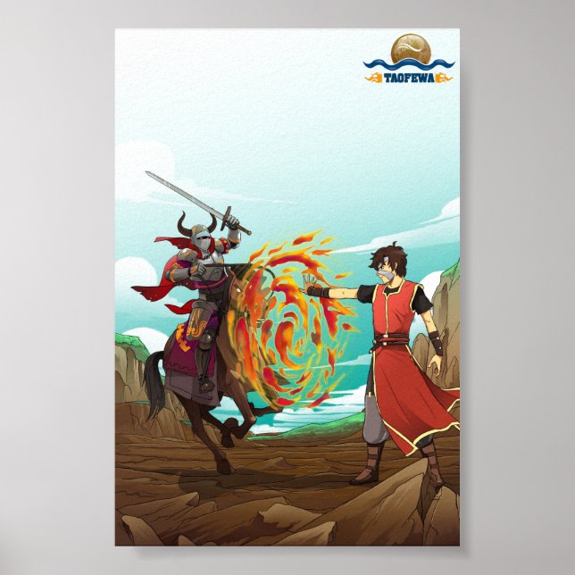 Wall of Fire - TAOFEWA Manga / Anime Poster (Front)