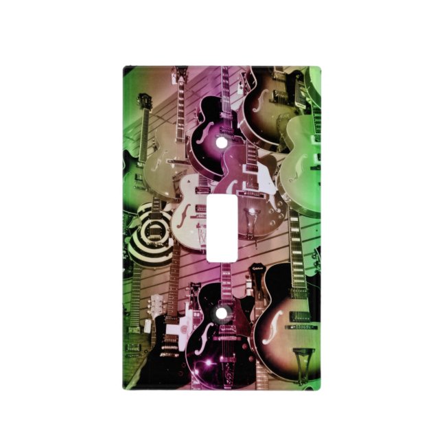 Wall of Guitars Lightswitch Cover (Front)