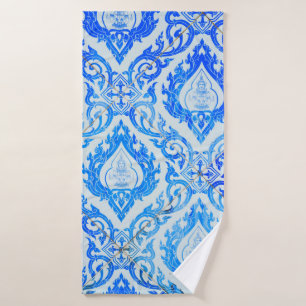 wall of the church is decorated with ceramic tiles bath towel
