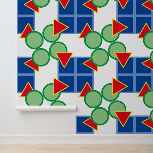 Wall Paper - Colorful Geometric Shapes (Application)