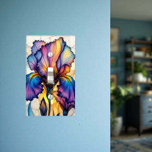Wall Plate Light Switch Custom Design Iris Image