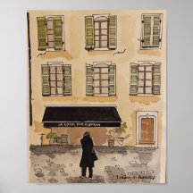 Wall poster French Scene