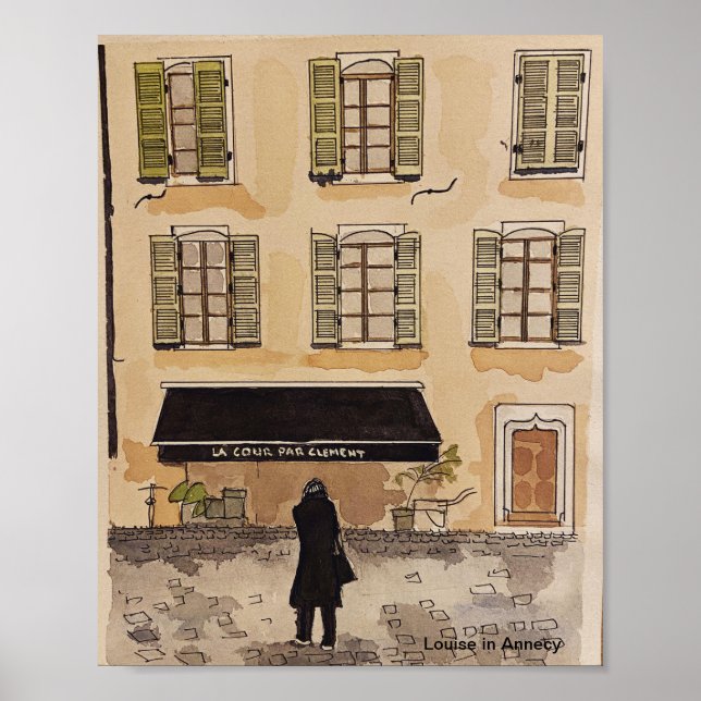 Wall poster French Scene (Front)