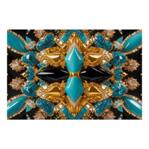 Wall poster with Bahamas Colors Design