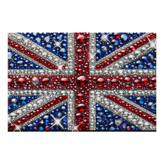Wall poster with British Colors Design