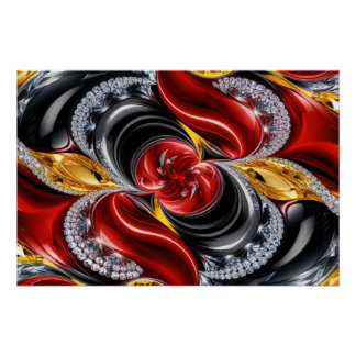 Wall poster with German Colors Design