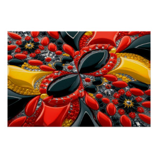 Wall poster with Germany Colors Design