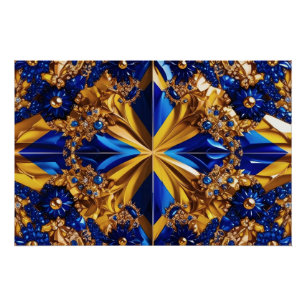 Wall poster with Sweden Colors Design