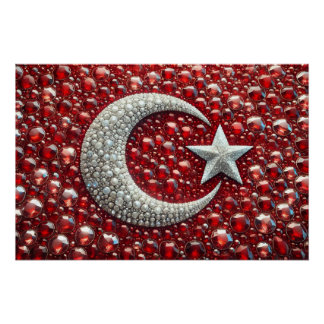 Wall poster with Turkish Colors Design