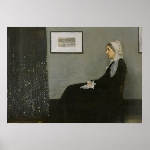 Wall Poster with Whistlers Mother Print