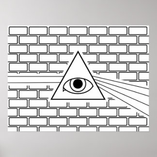 Wall Prism Eye Poster