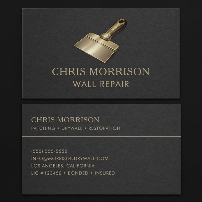 Wall Repair Professional Business Card (Creator Uploaded)