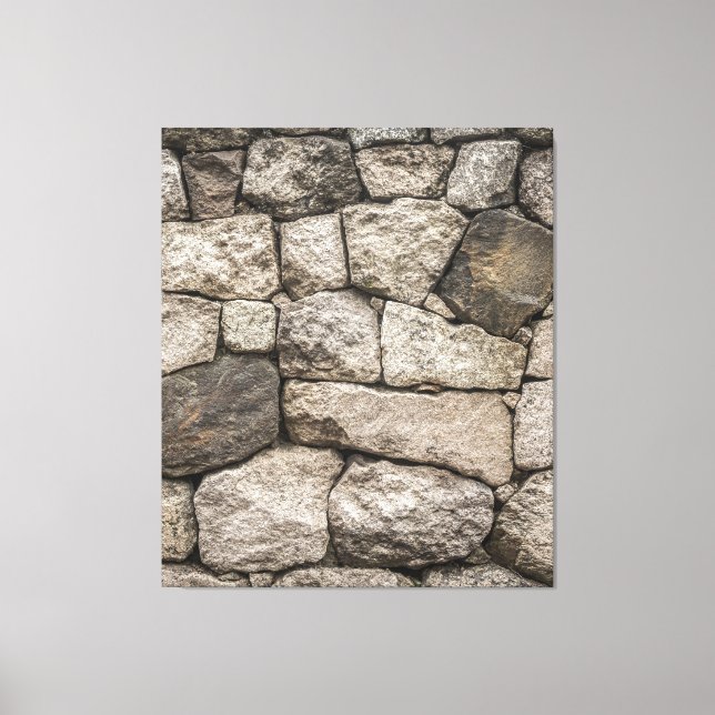 wall stone canvas print (Front)