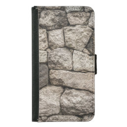 wall stone samsung galaxy s5 wallet case