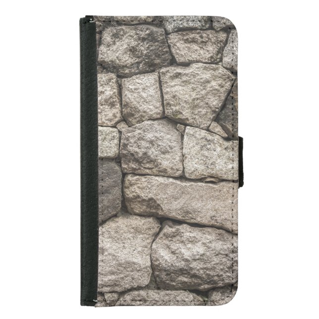 wall stone samsung galaxy wallet case (Front)