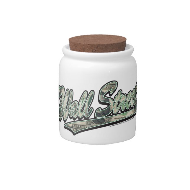 Wall Street - 1000 Dollar Bill Candy Jar (Front)