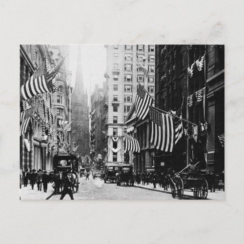 Wall Street 1900 Postcard