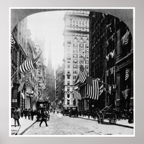 Wall Street 1900 Poster