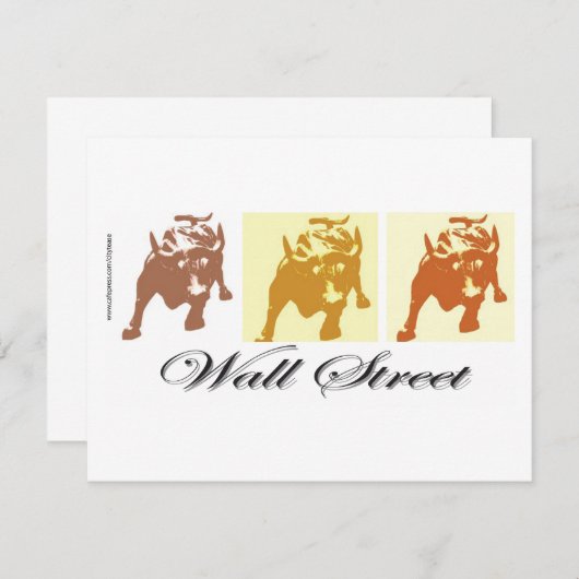 Wall Street Bull Market (Front/Back)