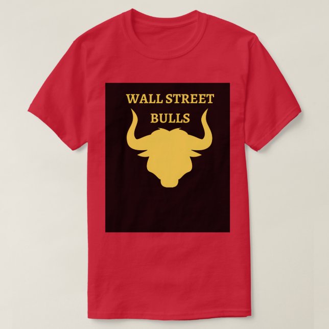 Wall Street Bulls T-Shirt (Design Front)