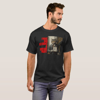 Wall Street Cat Meme | Funny Minimalist T-Shirt