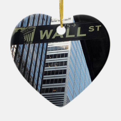 Wall Street Ceramic Ornament