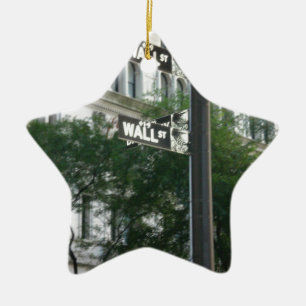 Wall Street Ceramic Ornament