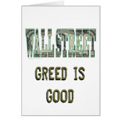 Wall Street/ Greed is Good (Front)