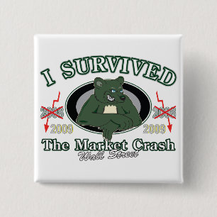 Wall-Street/I Survived the Market Crash Button
