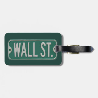 Wall Street Luggage Tag