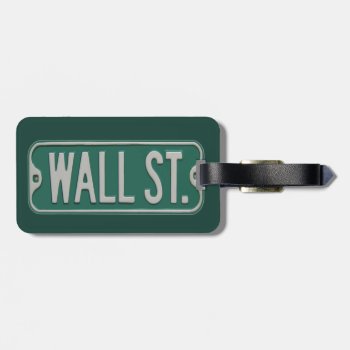 Wall Street Luggage Tag by grandjatte at Zazzle