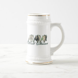 Wall Street/Money Beer Stein