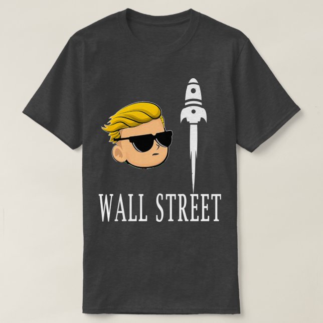Wall Street Rocket 1 T-Shirt (Design Front)
