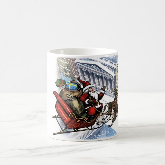 Wall Street Santa Mug (Center)