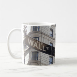 Wall Street Sign New York City Mug