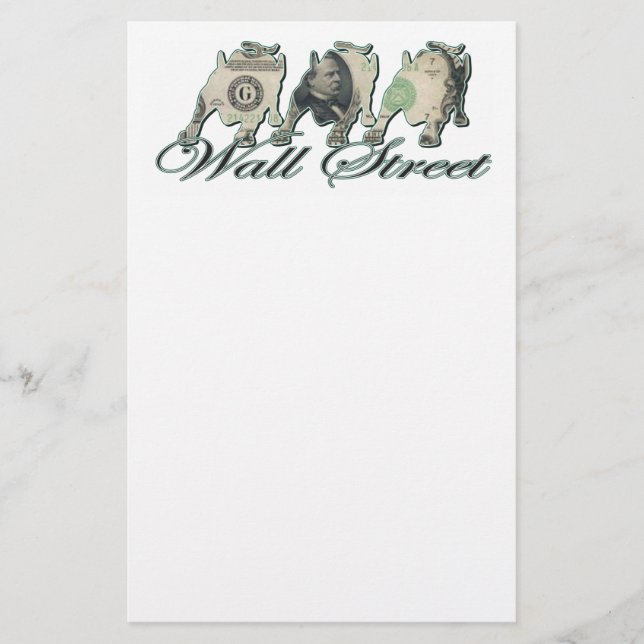 Wall Street Stationery (Front)
