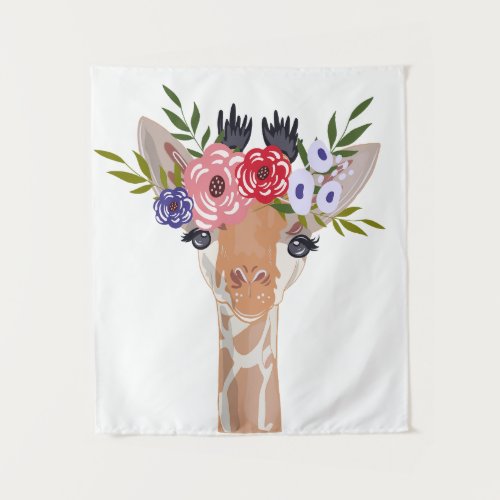 WALL TAPESTRIES BANNER - GIRAFFE