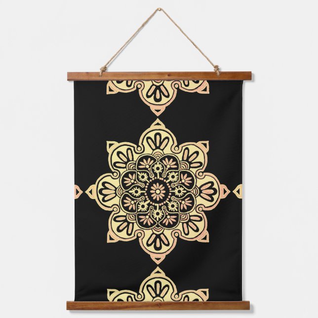 Wall Tapestry Boho Medallion (Front)