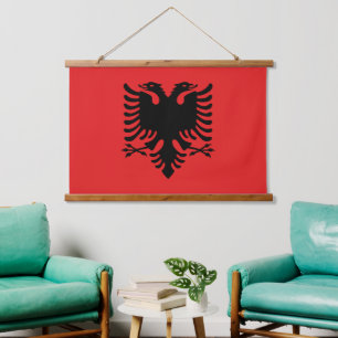 Wall tapestry with flag of Albania