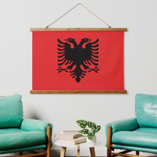 Wall tapestry with flag of Albania