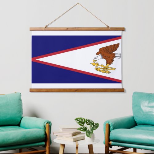 Wall tapestry with flag of American Samoa USA