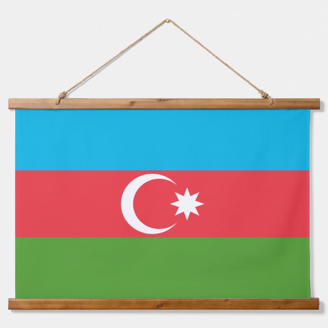 Wall Tapestry with flag of Azerbaijan (Front)