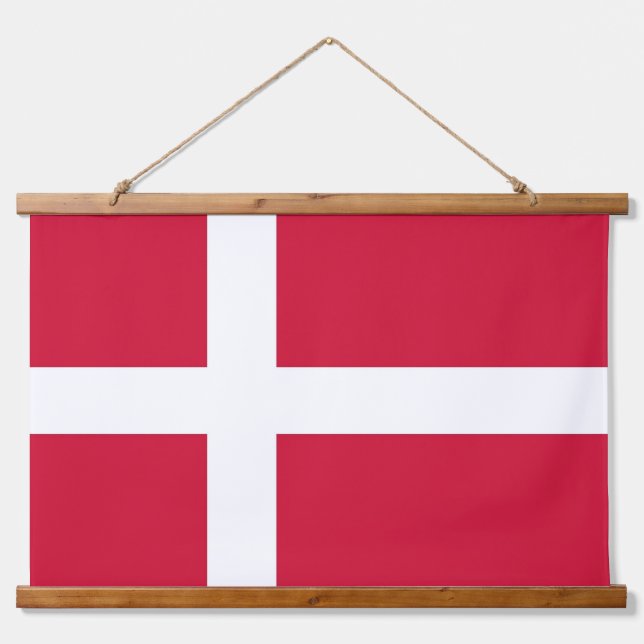 Wall Tapestry with flag of Denmark (Front)